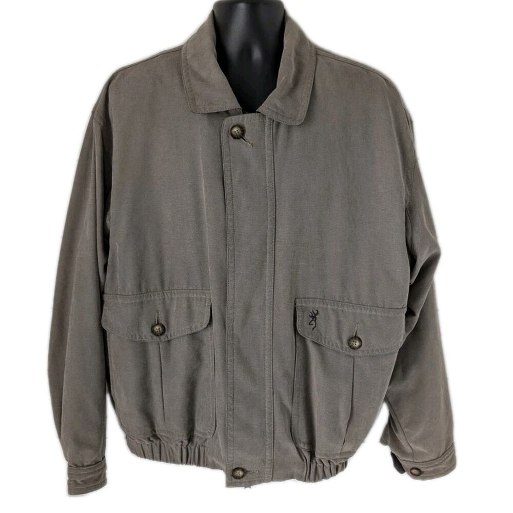 Browning Field Jacket Full Zip Removable Liner Men's Large EUC